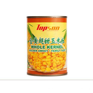 425g Canned Golden Sweet Kernel Corn with Best Quality